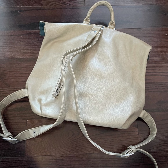 Matt & Nat beige vegan leather bag - Picture 3 of 3